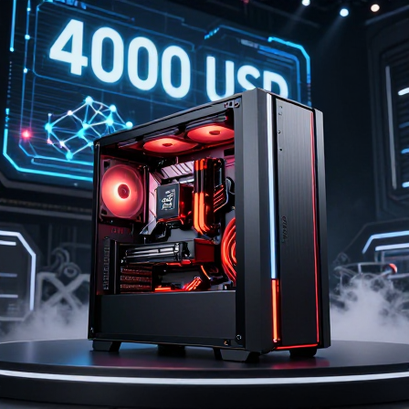 جواب کوبنده AMD: با قیمت ۴۰۰۰ دلار، کامپیوتر هوش مصنوعی غول‌پیکر معرفی شد